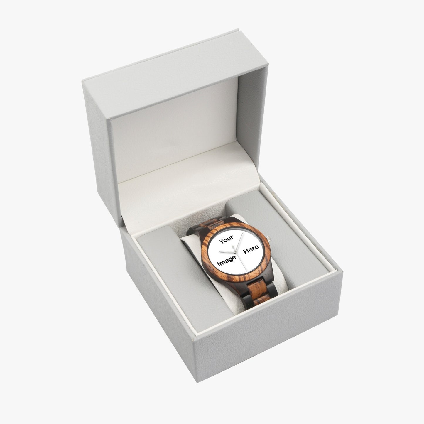 Personalized Photo Indian Ebony Wooden Watch