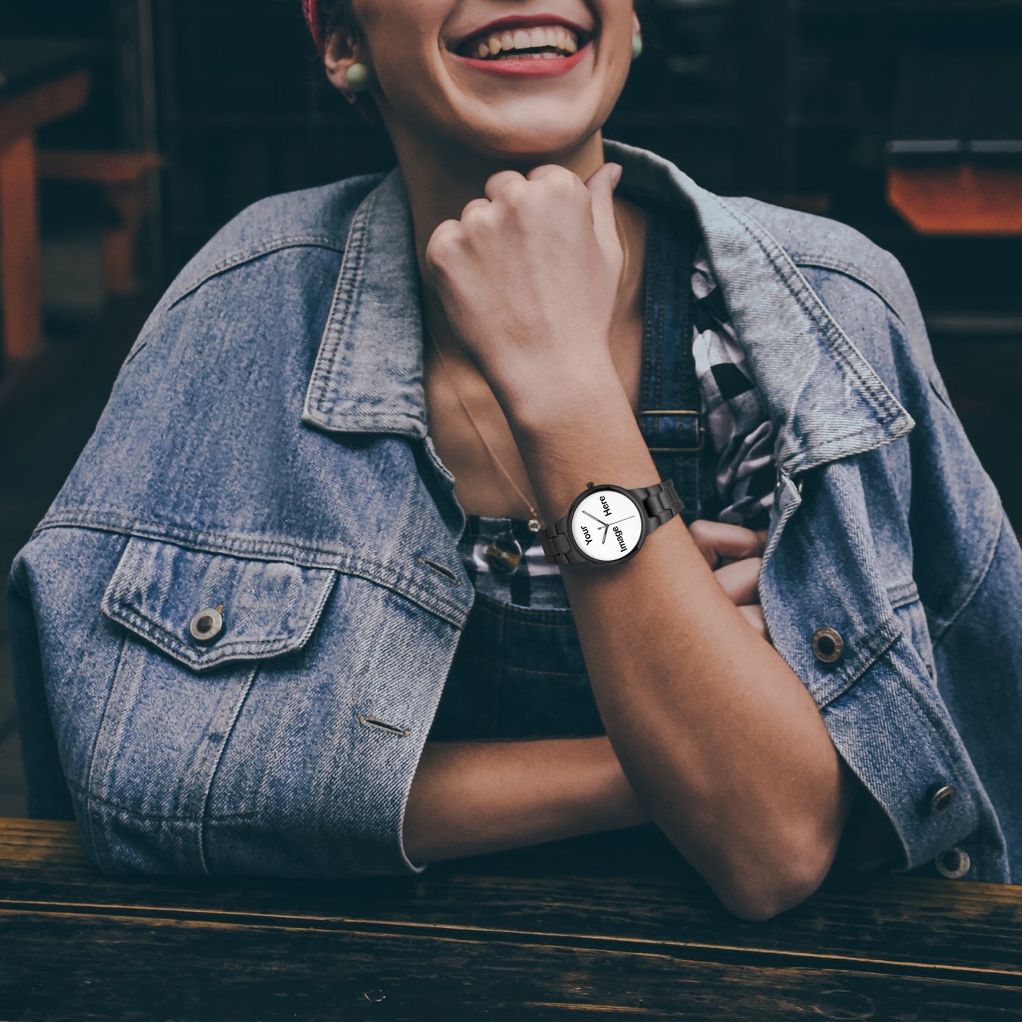 Personalized Photo Exclusive Stainless Steel Quartz Watch