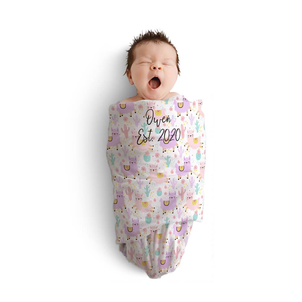 Personalized Swaddle Blanket