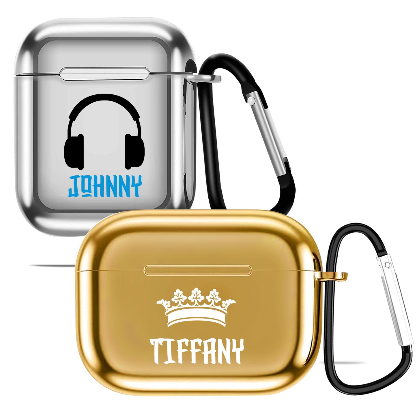 Personalized Electro Metal Airpod Case