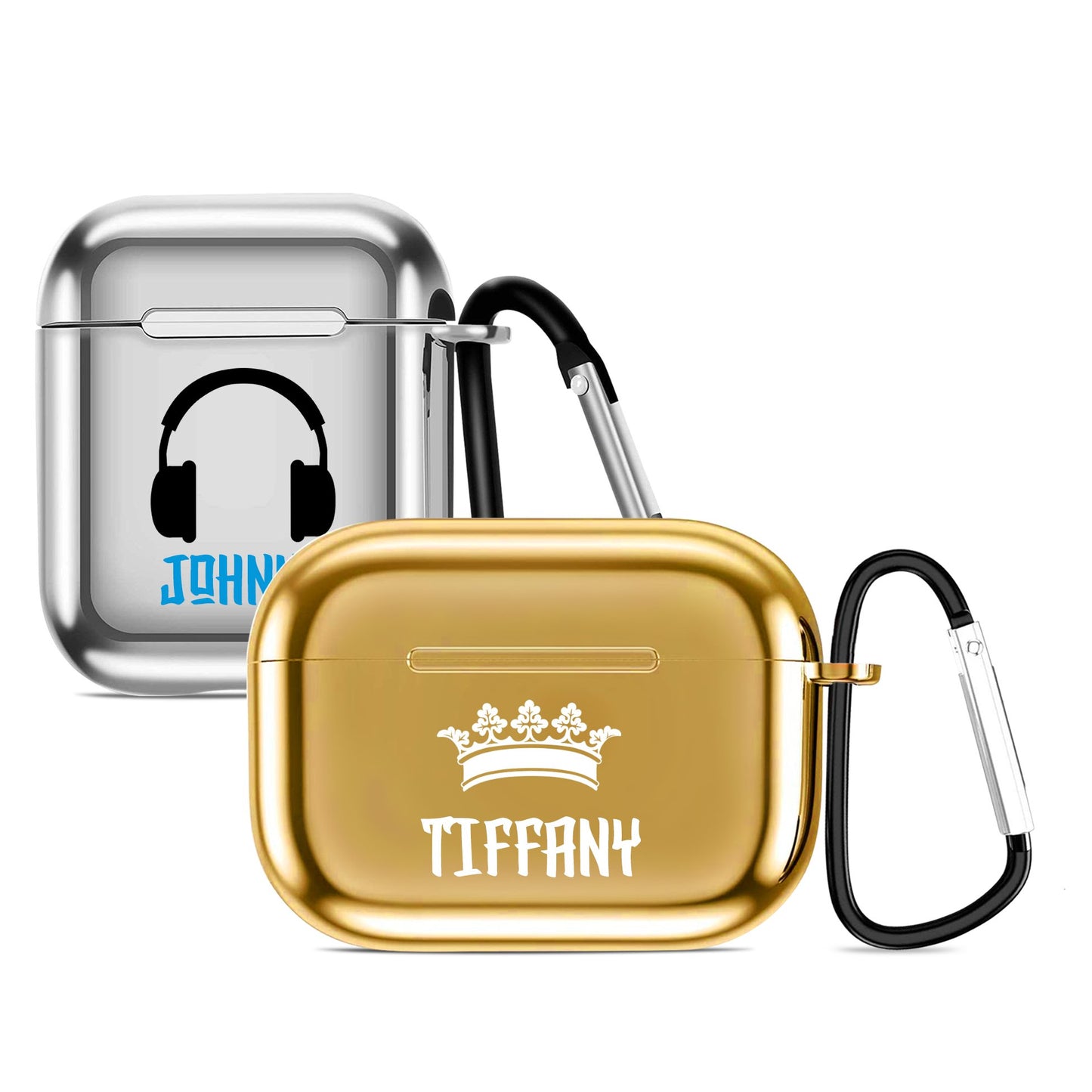 Personalized Electro Metal Airpod Case