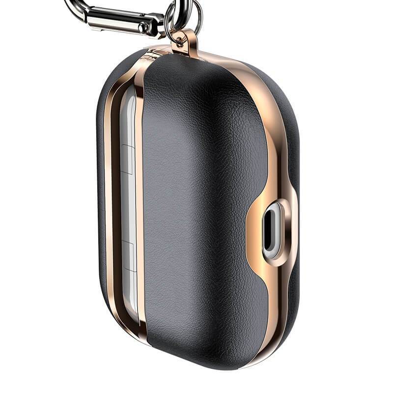 Personalized Leather Airpod Pro Case - Electroplated Valentine's Collection