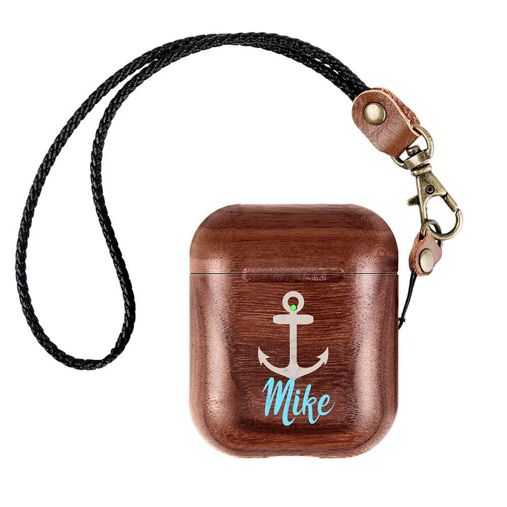 Personalized Genuine Wood Airpod Case