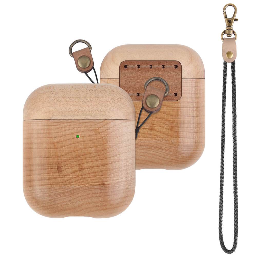 Personalized Genuine Wood Airpod Case
