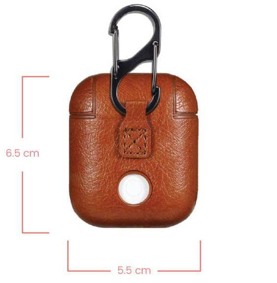 Personalized Faux Leather Airpod Case