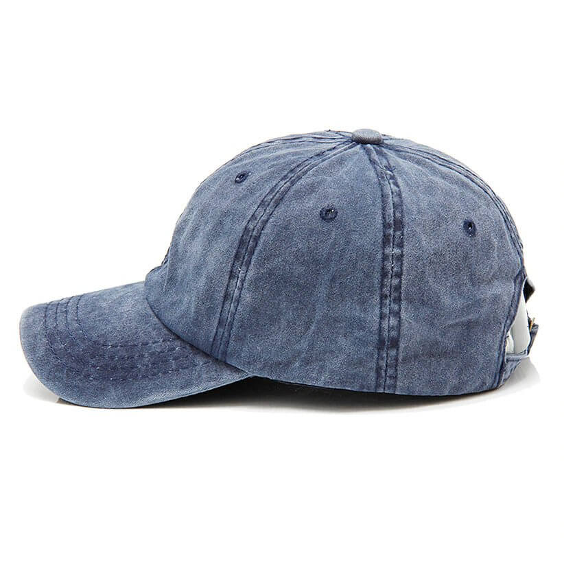 Custom Embroidery Washed Baseball Hat - Custom Text
