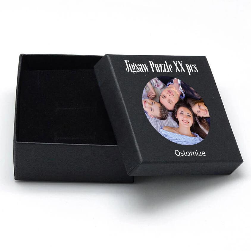 Personalized Round Jigsaw Puzzle 24pcs Custom Box