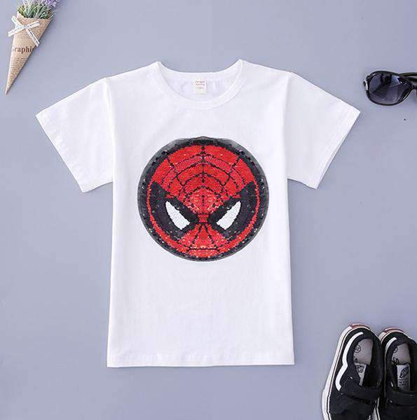 Personalized Sequin Kids T-Shirt (Circle)