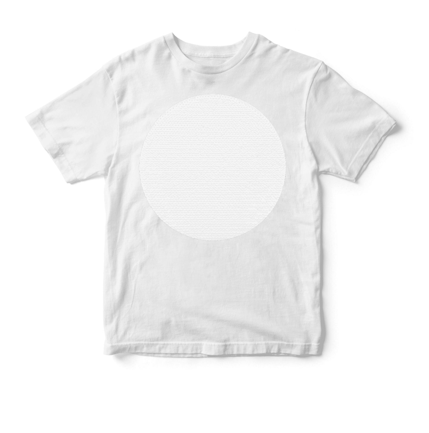 Personalized Sequin Kids T-Shirt (Circle)