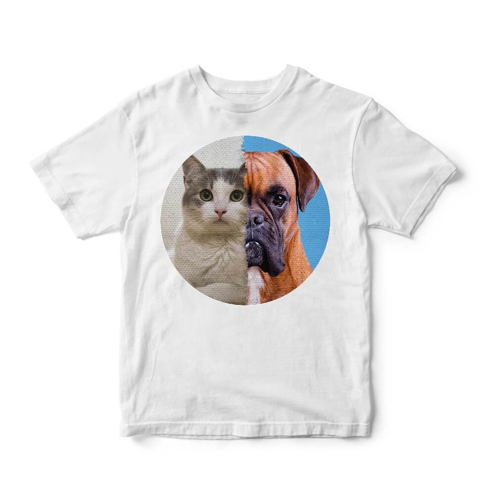 Personalized Sequin Kids T-Shirts (double print)