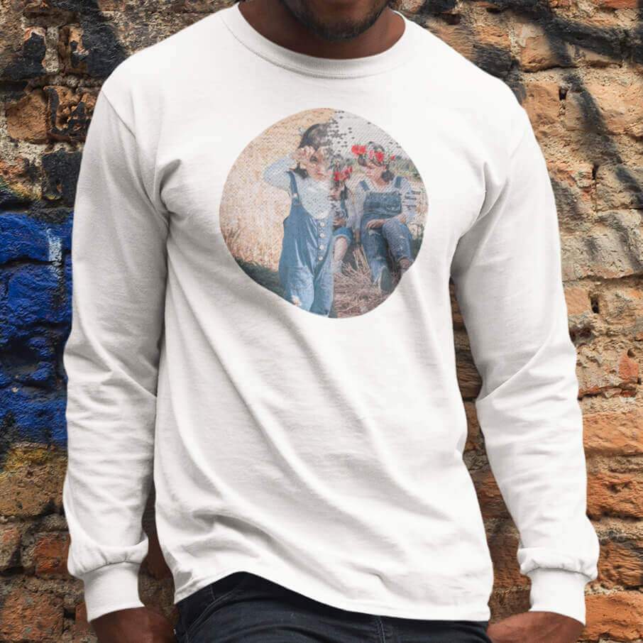 Custom Unisex Sequin Shirt (Double Print)