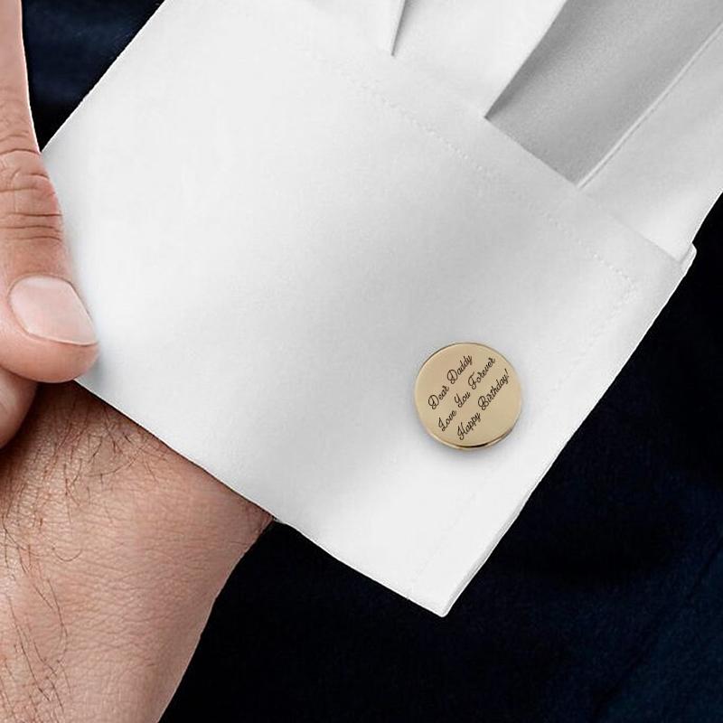 Personalized Stainless Steel Cufflinks Set