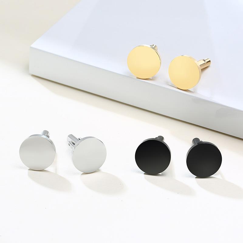 Personalized Stainless Steel Cufflinks Set