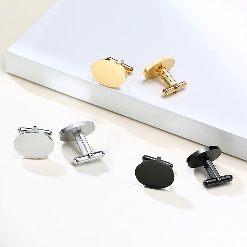 Personalized Stainless Steel Cufflinks Set