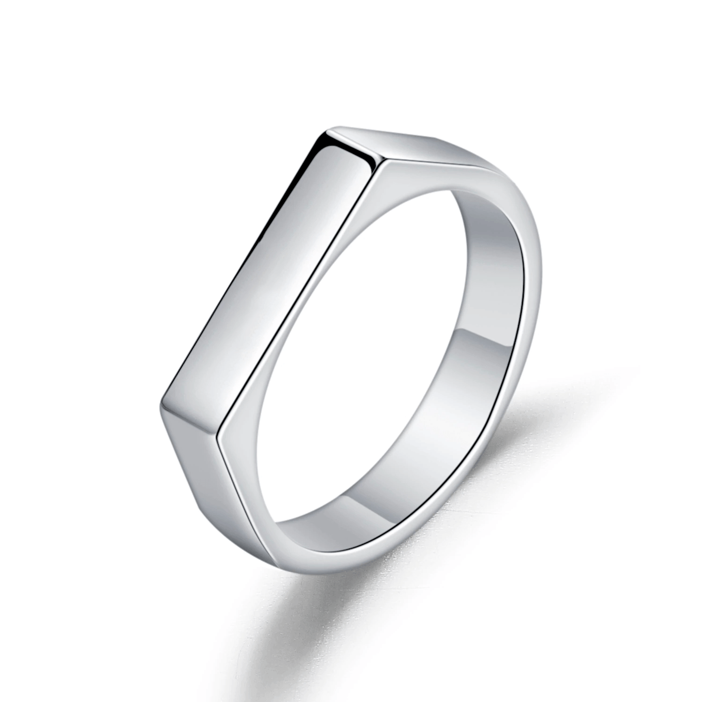 Engraved Stainless Steel Name Ring