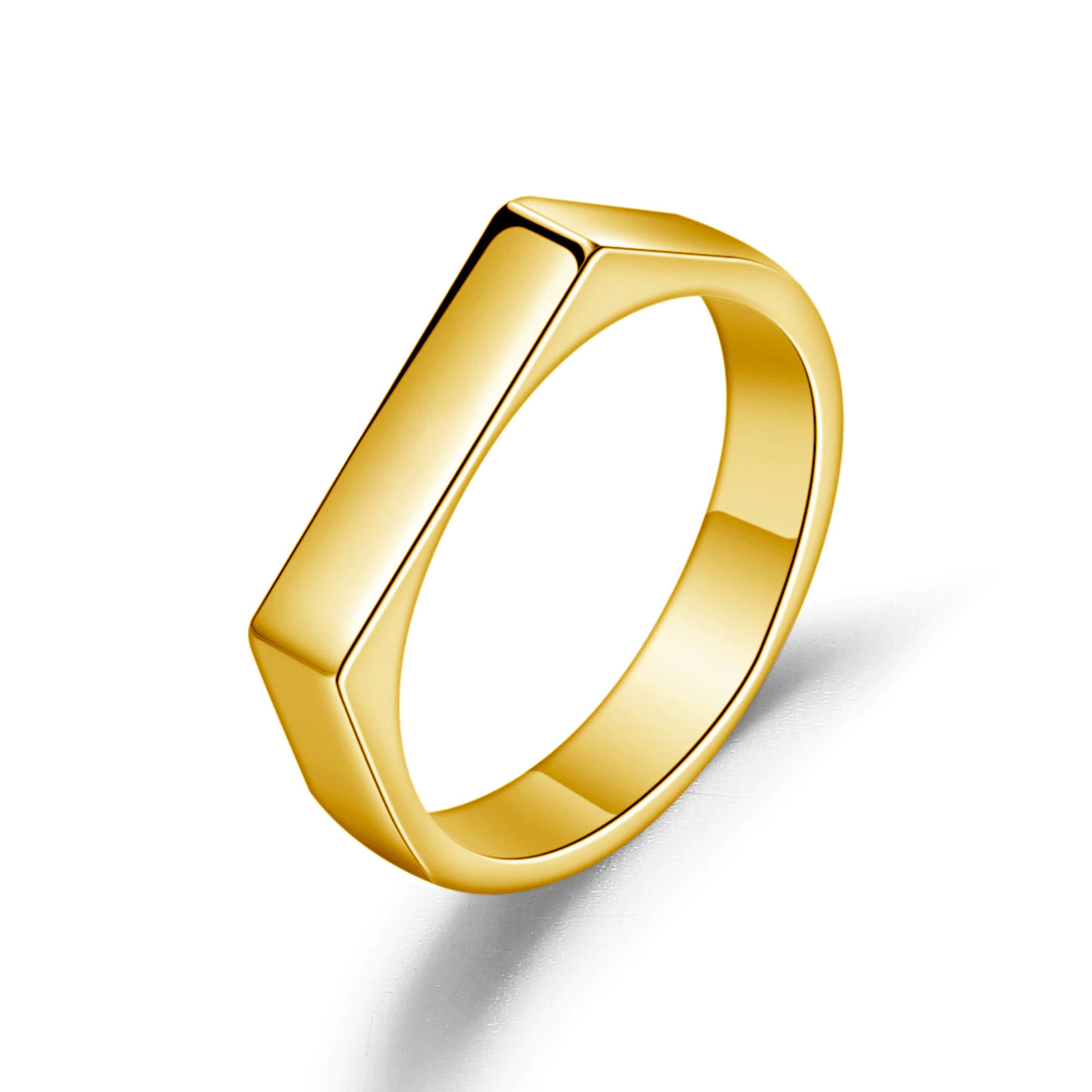 Engraved Stainless Steel Name Ring