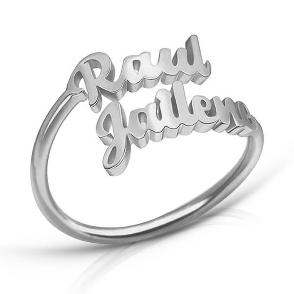 Double Name Ring