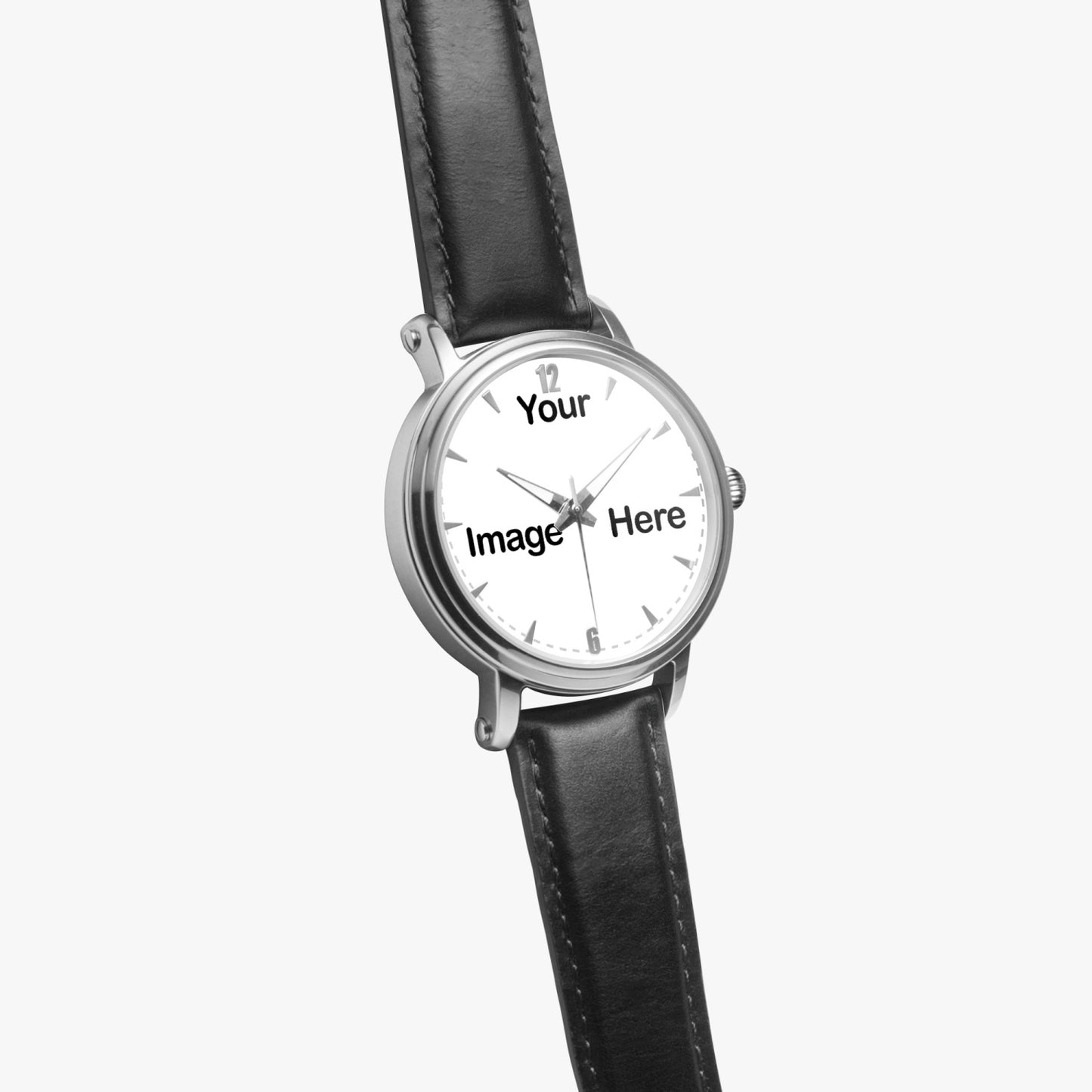 Personalized Photo 46mm Unisex Automatic Watch (Silver)