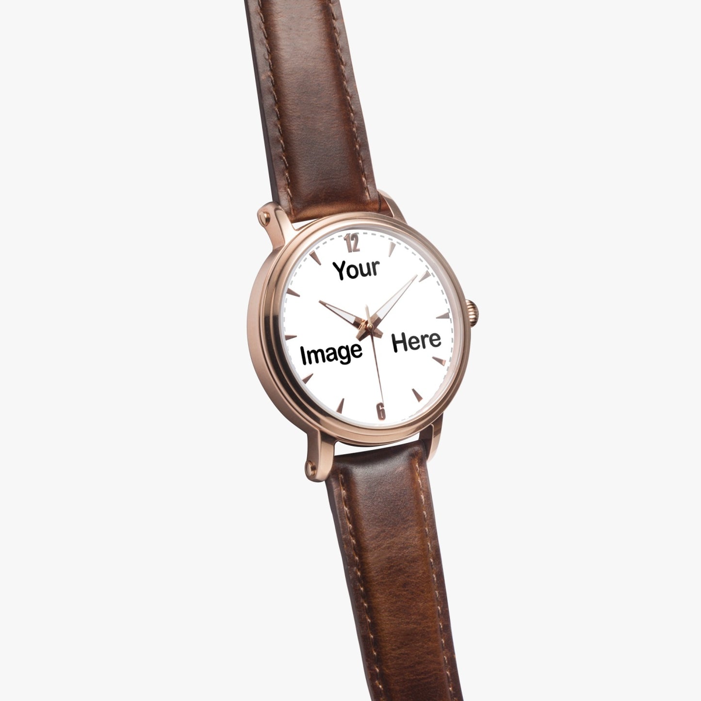 Personalized Photo 46mm Unisex Automatic Watch (Rose Gold)