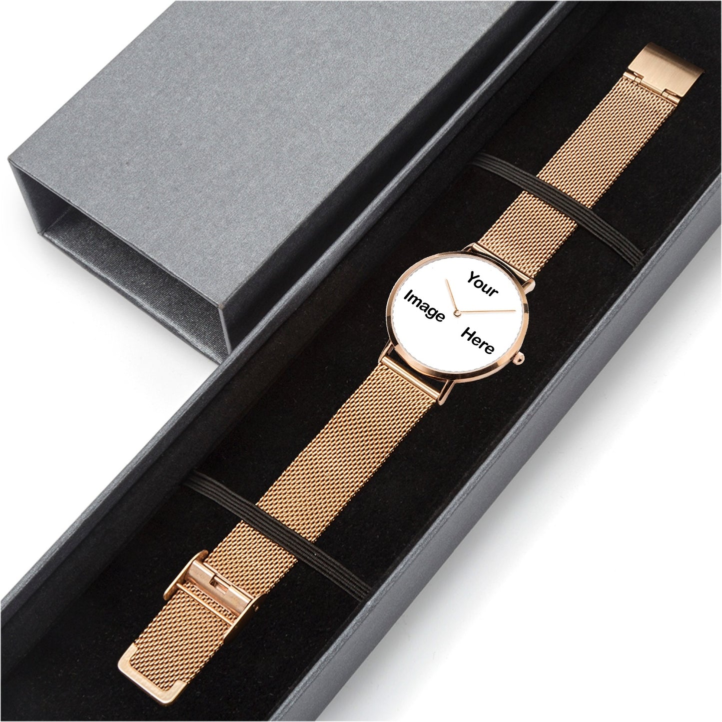Personalized Photo Fashion Ultra-thin Stainless Steel Quartz Watch