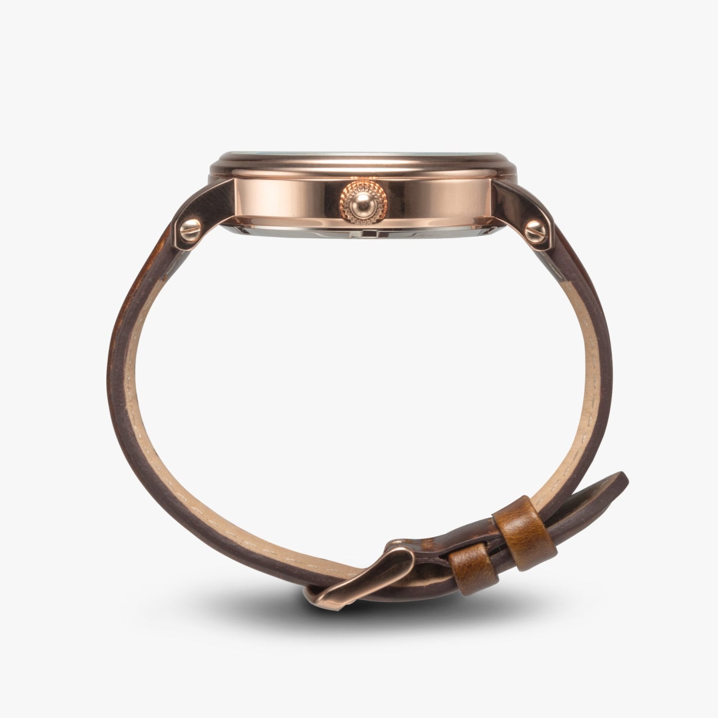 Personalized Photo 46mm Unisex Automatic Watch (Rose Gold)
