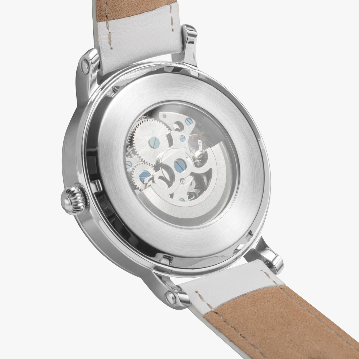 Personalized Photo 46mm Unisex Automatic Watch (Silver)