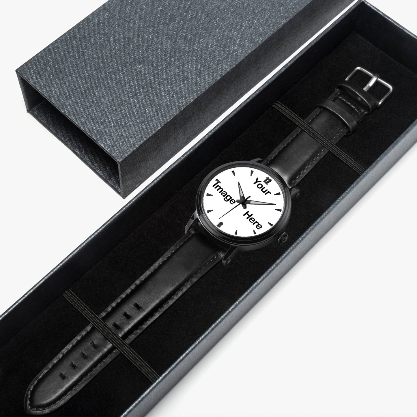 Personalized Photo 46mm Unisex Automatic Watch(Black)