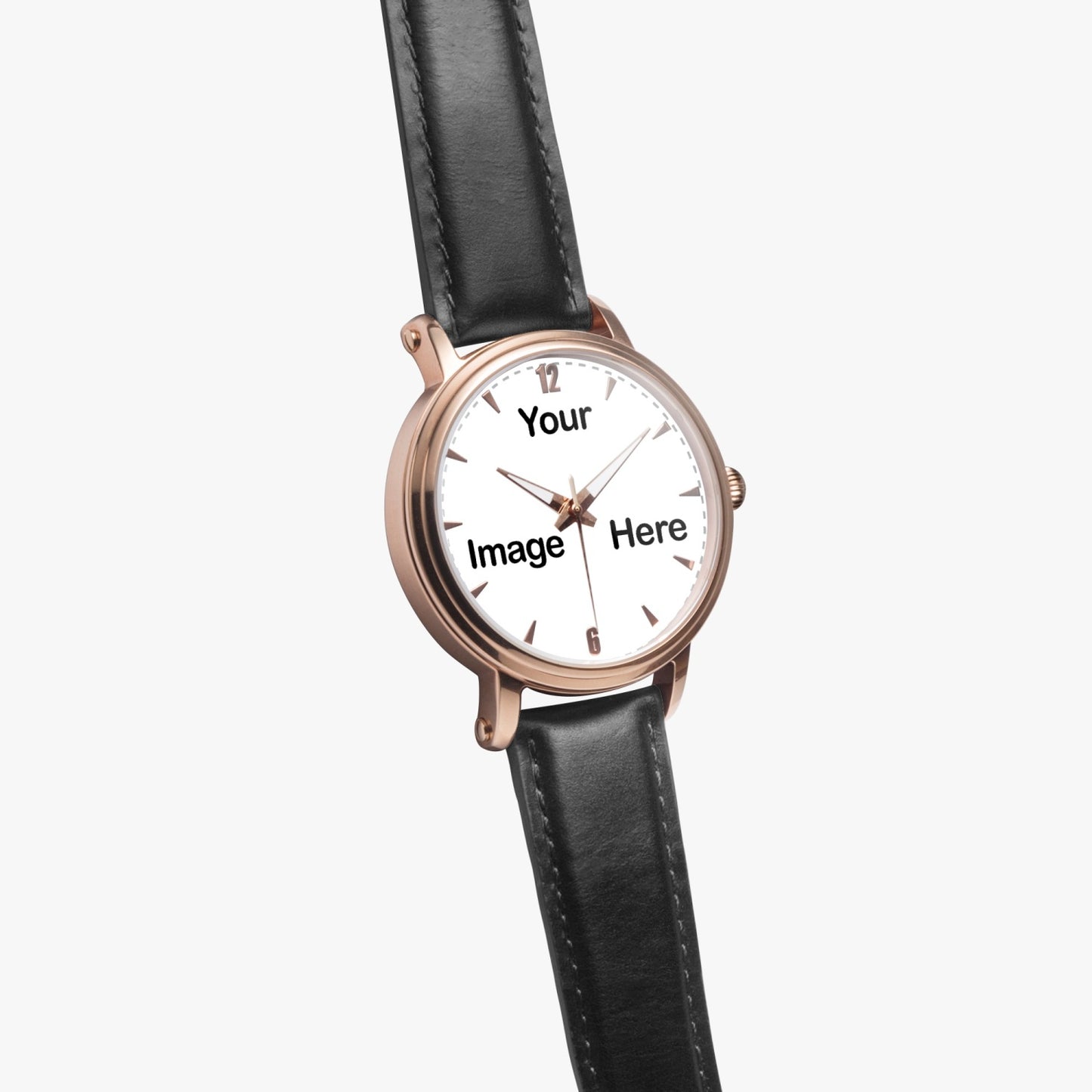Personalized Photo 46mm Unisex Automatic Watch (Rose Gold)