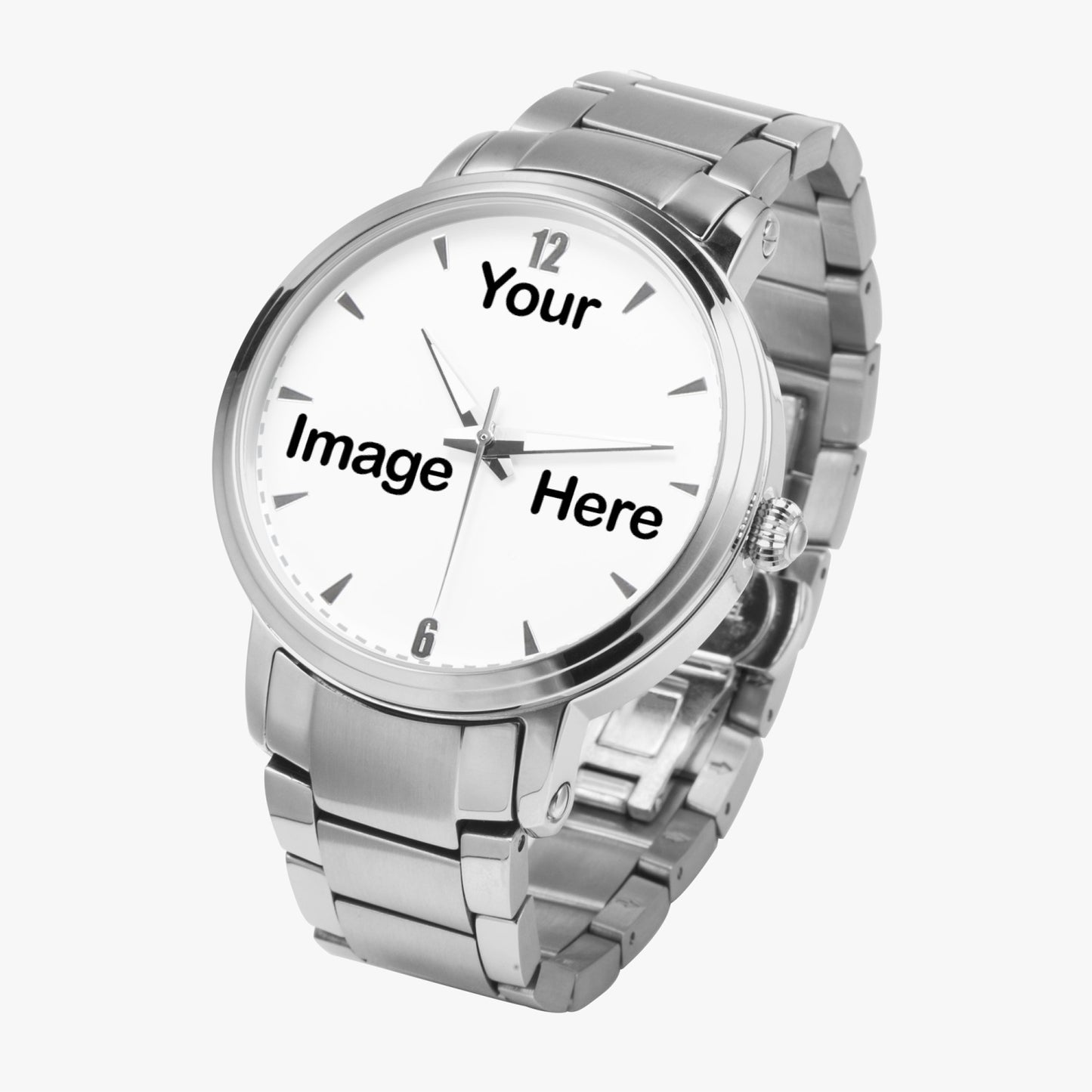 Personalized Photo Steel Strap Automatic Watch (With Indicators)