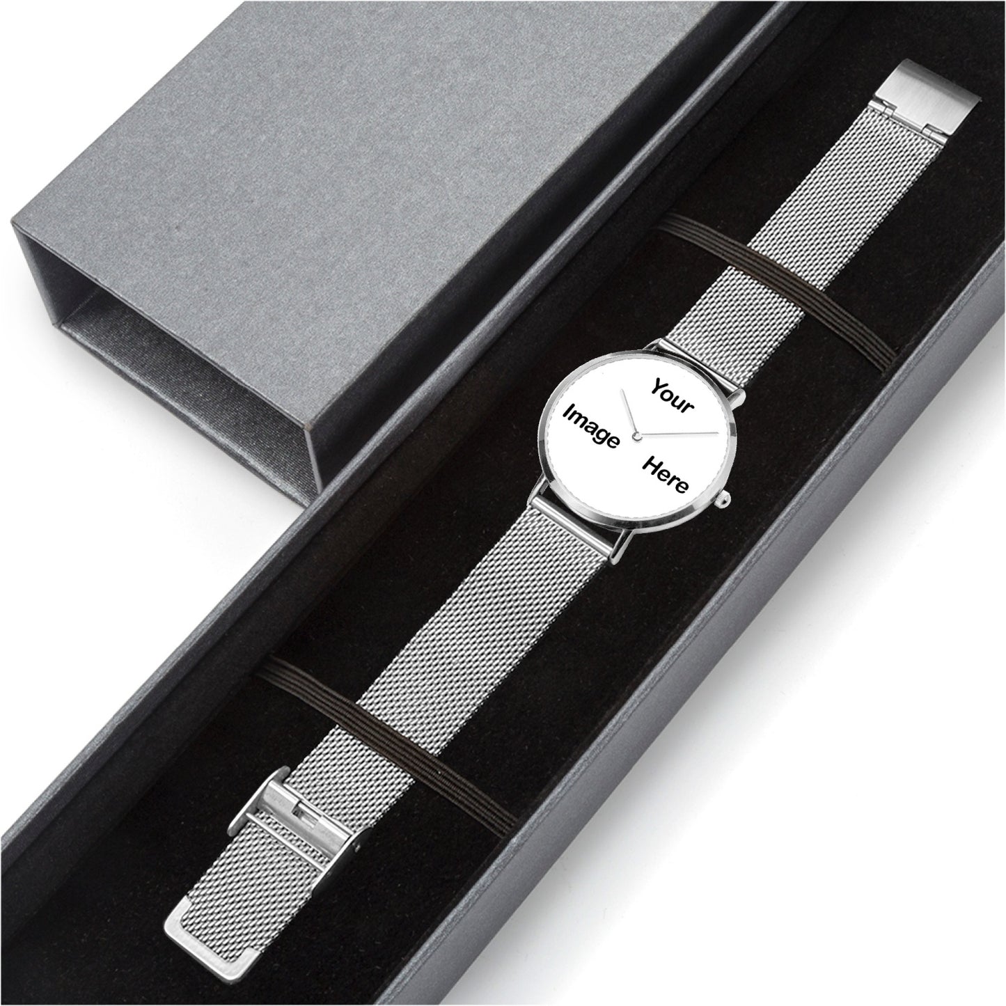 Personalized Photo Fashion Ultra-thin Stainless Steel Quartz Watch
