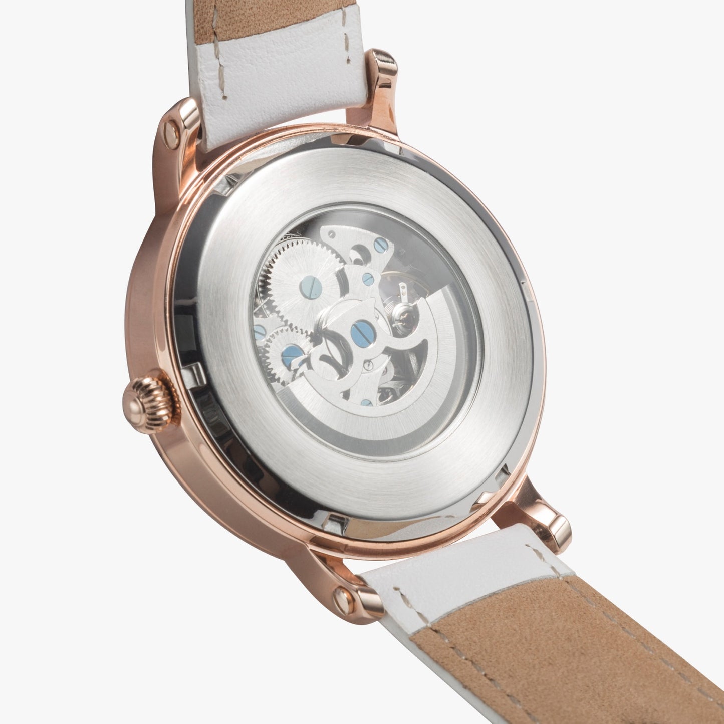 Personalized Photo 46mm Unisex Automatic Watch (Rose Gold)