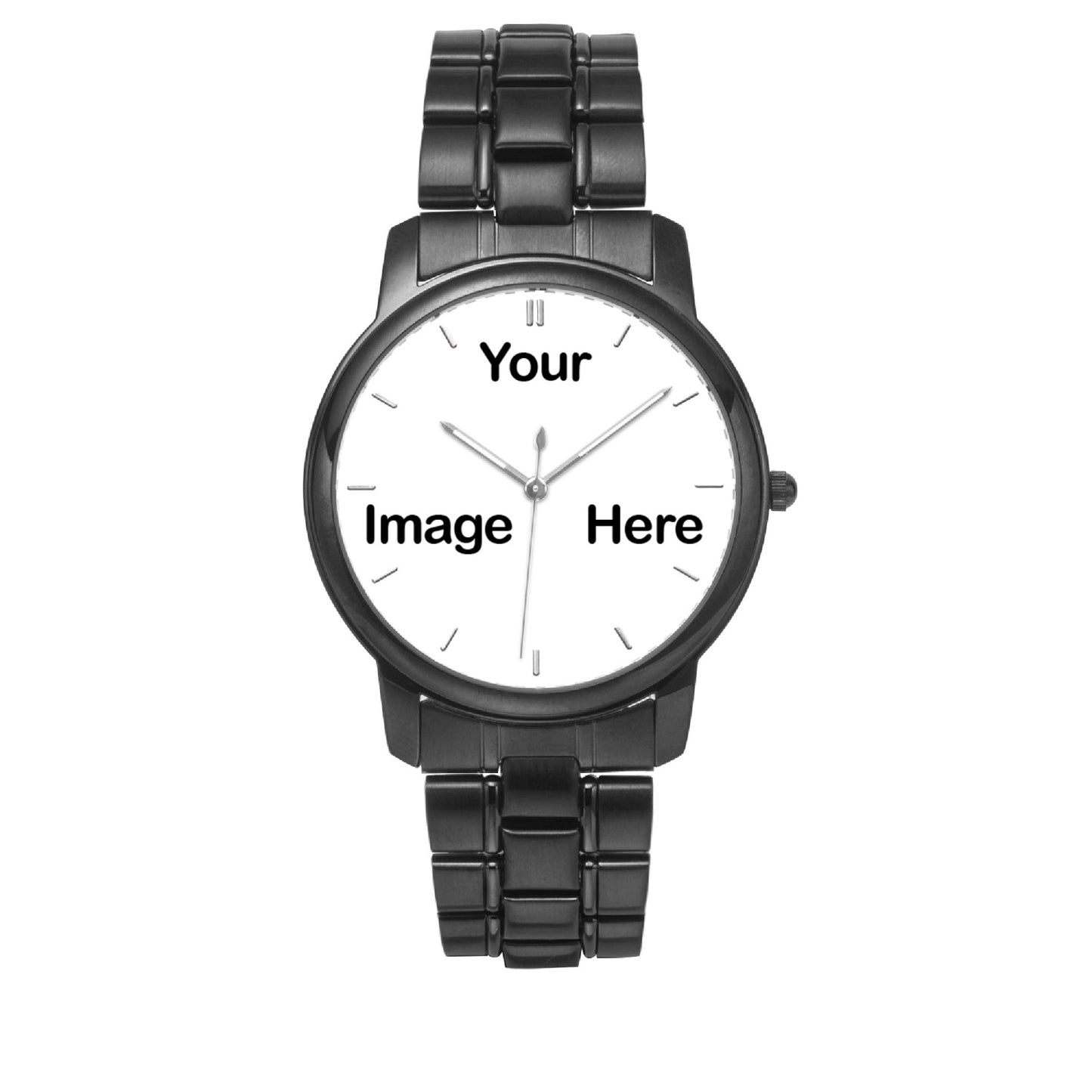 Personalized Photo Folding Clasp Type Stainless Steel Quartz Watch (With Indicators)
