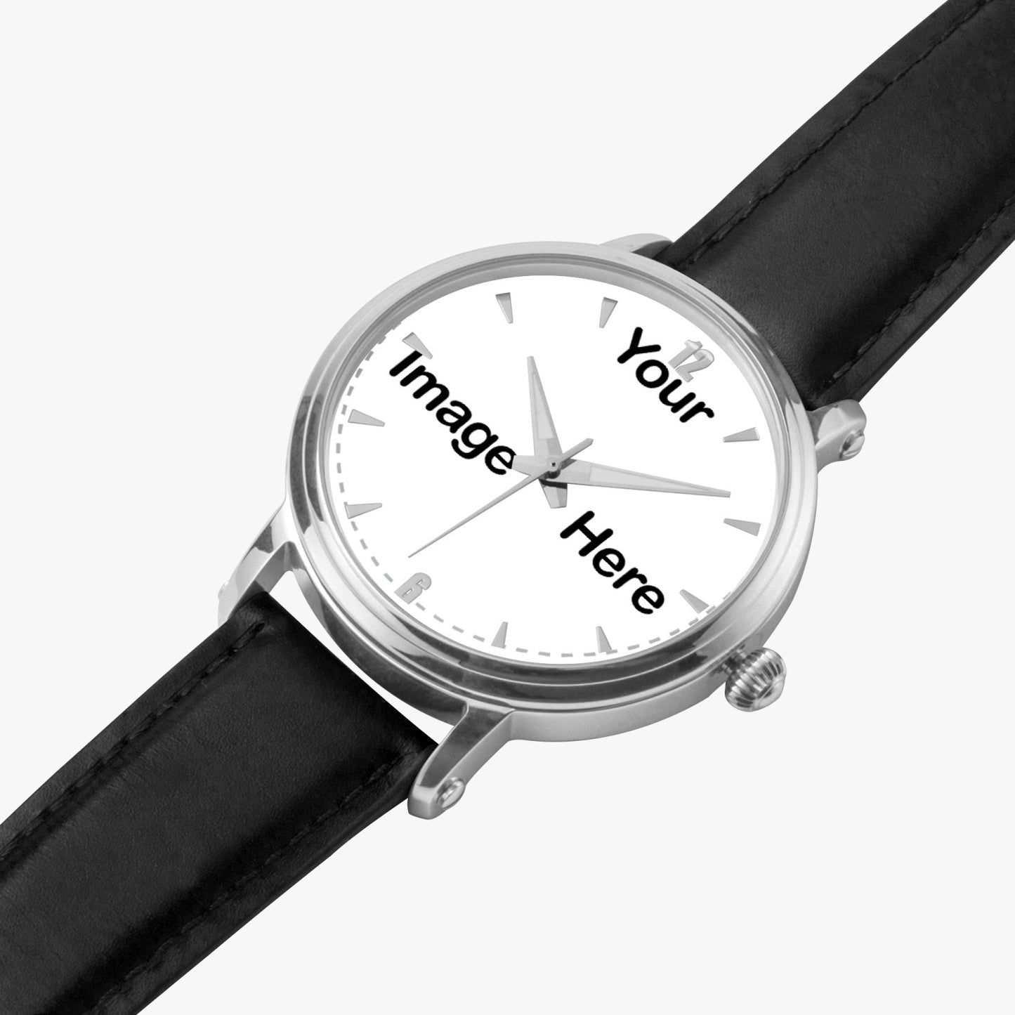 Personalized Photo 46mm Unisex Automatic Watch (Silver)