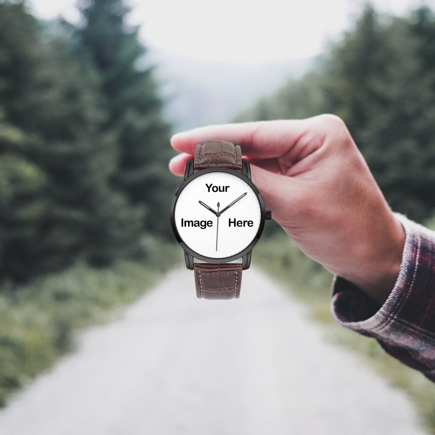Personalized Photo Wide Type Quartz Watch