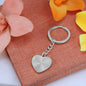 Luxury Heart Engraved Keychain