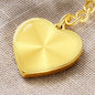 Luxury Heart Engraved Keychain