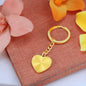 Luxury Heart Engraved Keychain