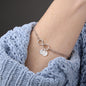 Luxury Infinity Bracelet With Personalized Circle Charms