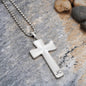 Luxury Double Engraved Cross Necklace