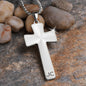 Luxury Double Engraved Cross Necklace