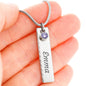 Luxury Birthstone Name Necklace
