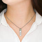 Luxury Birthstone Name Necklace