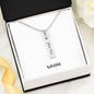 Luxury Birthstone Name Necklace