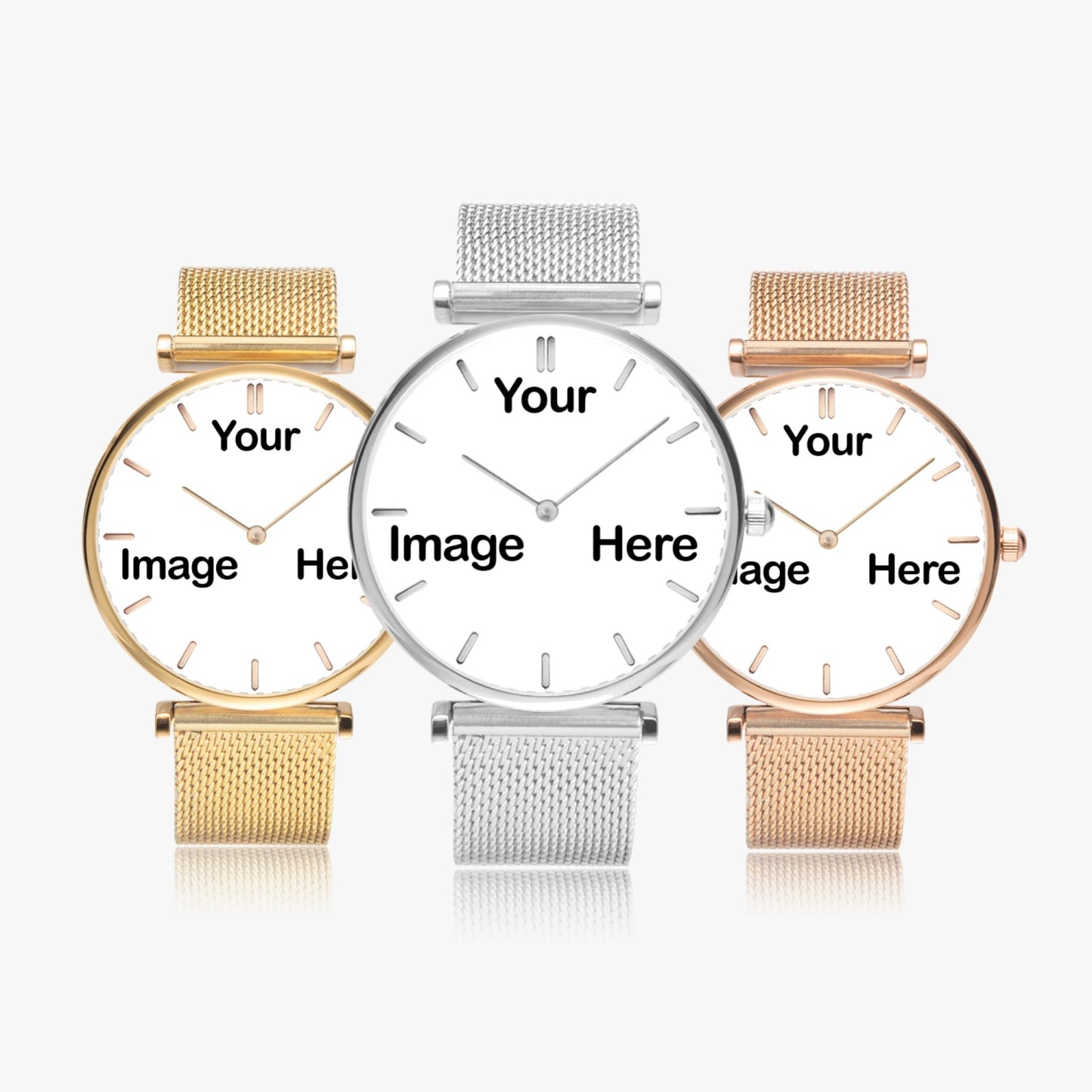 Personalized Photo Stylish Ultra-Thin Quartz Watch (With Indicators)