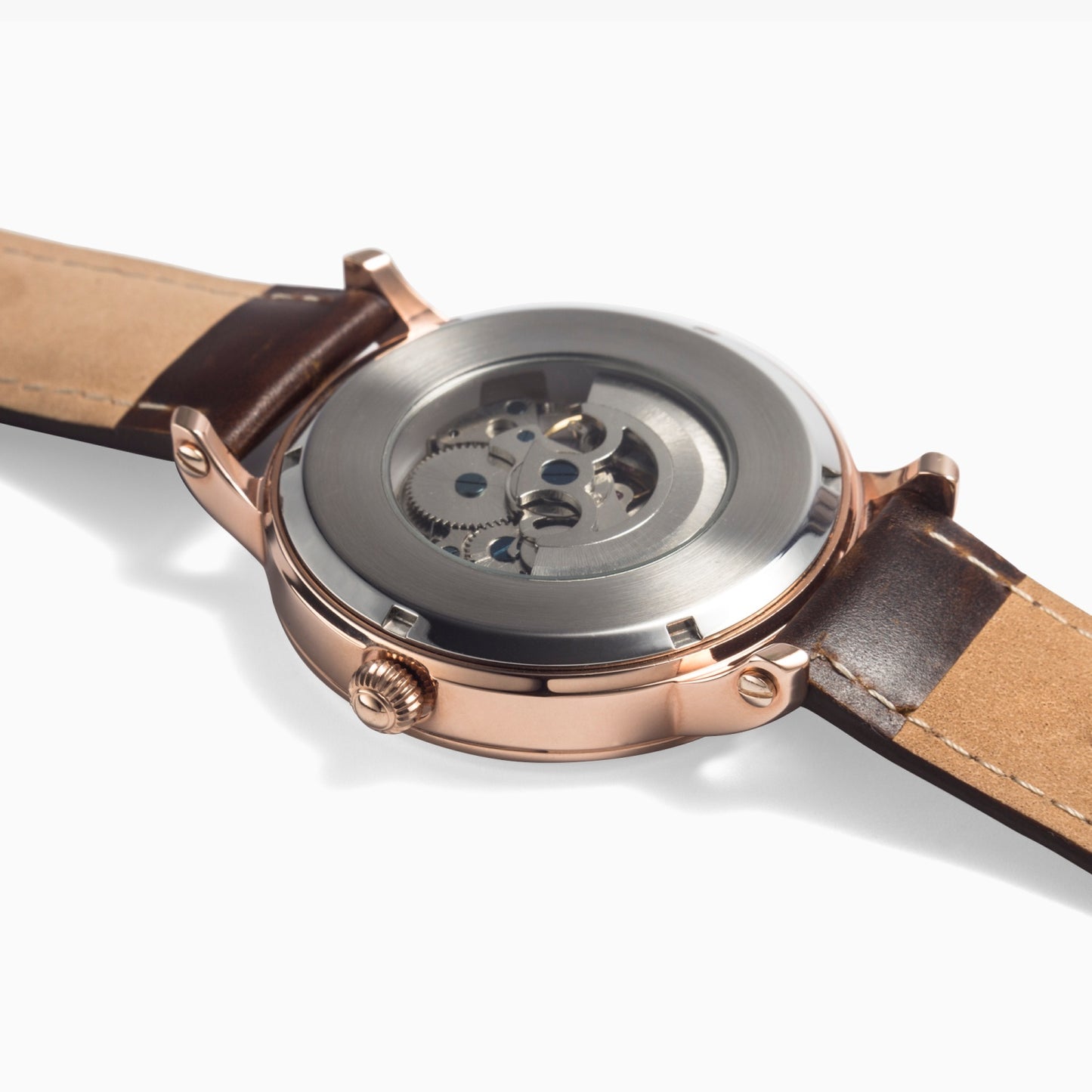 Personalized Photo 46mm Unisex Automatic Watch (Rose Gold)