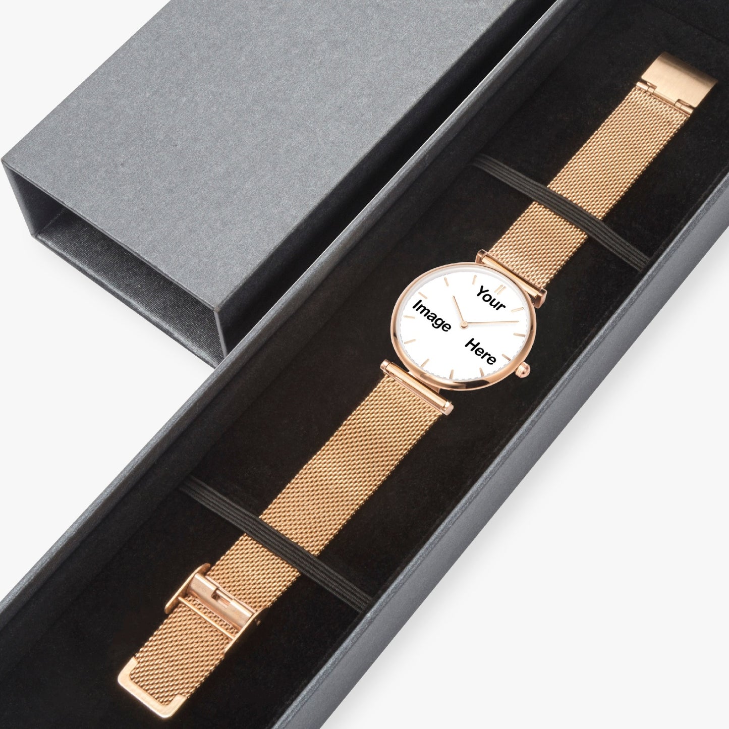 Personalized Photo Stylish Ultra-Thin Quartz Watch (With Indicators)