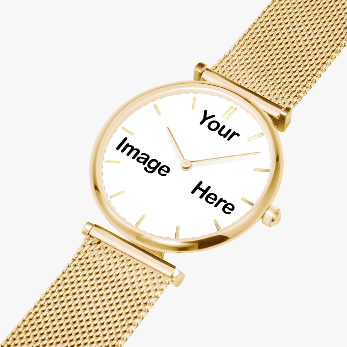 Personalized Photo Stylish Ultra-Thin Quartz Watch (With Indicators)