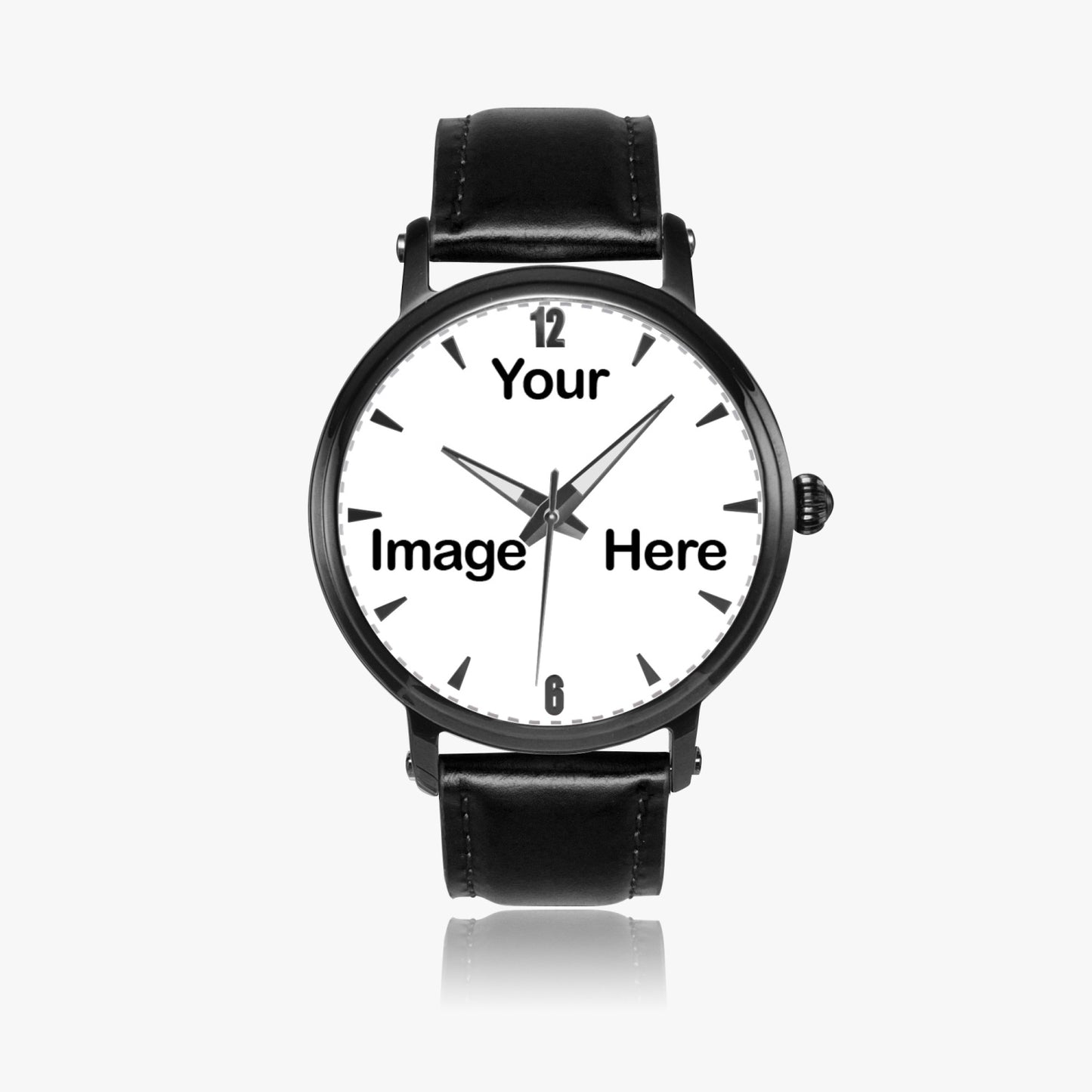 Personalized Photo 46mm Unisex Automatic Watch(Black)