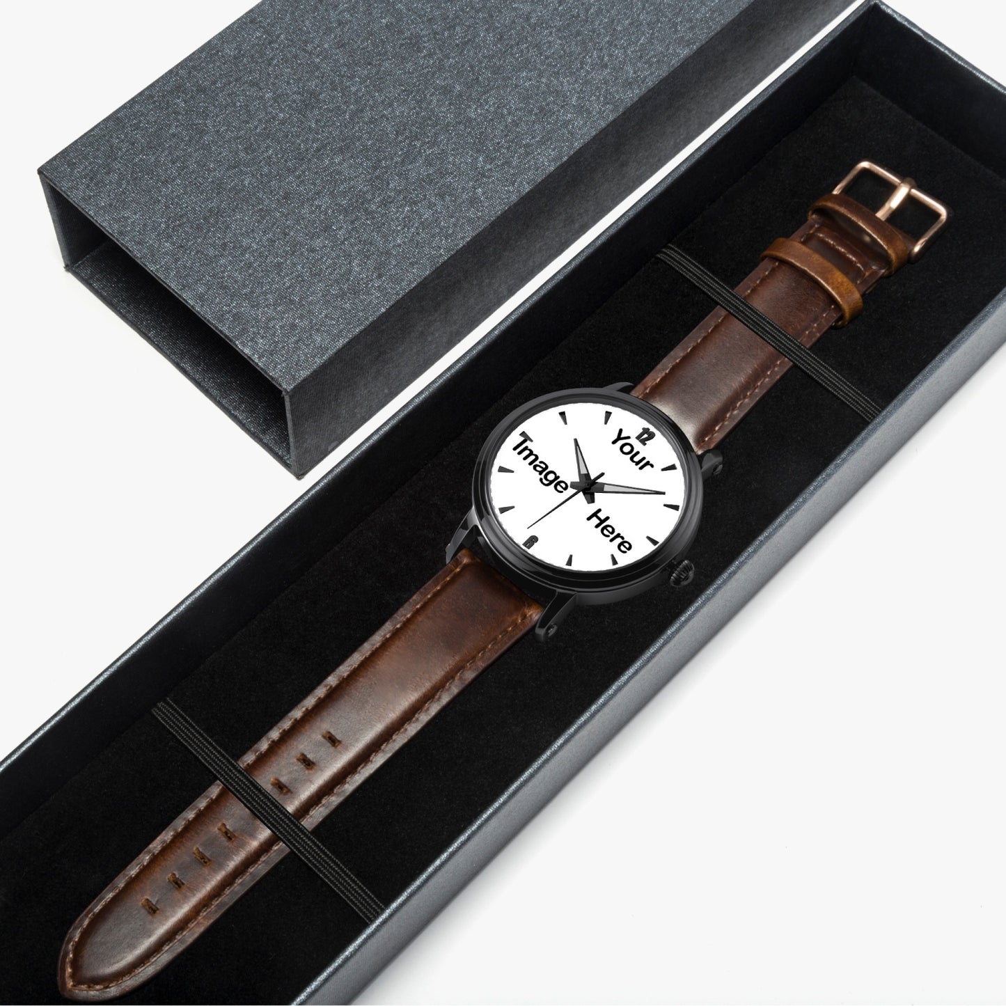 Personalized Photo 46mm Unisex Automatic Watch(Black)