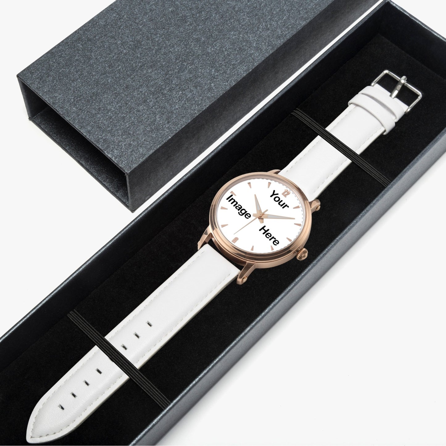 Personalized Photo 46mm Unisex Automatic Watch (Rose Gold)